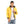 Load image into Gallery viewer, Double Face Back Printed Puffer Jacket - Black &amp; Yellow
