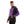 Load image into Gallery viewer, Comfy Bi-Tone Fleece Hoodie - Black &amp; Purple
