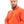 Load image into Gallery viewer, Upper Zipper Full Sleeves Plain Sweatshirt - Orange
