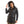 Load image into Gallery viewer, Hooded Quilted Snap Buttoned Puffer Jacket - Black
