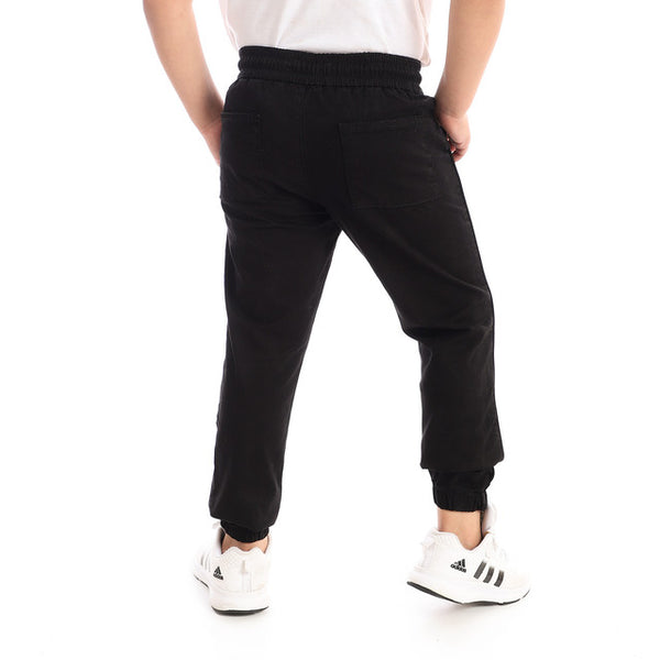 Boys Regular Fit Comfy Pants - Black