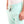 Load image into Gallery viewer, Plain Elastic Waist Mint Green Plain Surfer Length Shorts
