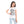 Load image into Gallery viewer, Textured Printed Front Text Tee - White, Black, Pink &amp; Blue
