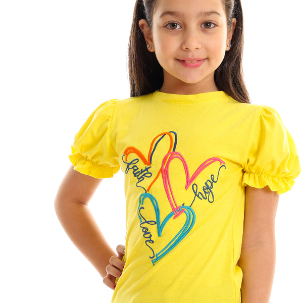 puffed_short_sleeves_stitched_tee_-_yellow