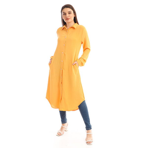 plain_classic_neck_full_sleeves_long_shirt_-_pale_orange