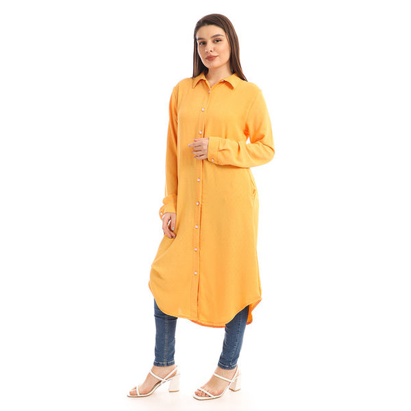 plain_classic_neck_full_sleeves_long_shirt_-_pale_orange
