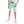 plain_patterned_short_with_elastic_waist_-_mint_green