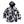 Load image into Gallery viewer, Black &amp; Grey Shades Camo Hooded Bomber Jacket
