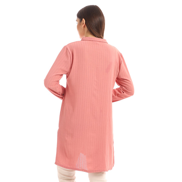 chest_flap_pockets_solid_buttoned_shirt_-_dusty_rose