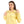 Chest Flap Pockets Solid Buttoned Shirt - Light Yellow