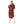 Load image into Gallery viewer, Floral Buttons Down Summer Long Shirt - Burgundy &amp; Orange
