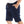 Load image into Gallery viewer, Dark Blue Thigh Stitched Detail Denim Shorts
