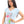 Load image into Gallery viewer, QUEEN Cotton Pajama Set - Sky Blue &amp; Rose
