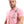 Front Stitches Pink Casual Polo Shirt
