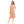 Load image into Gallery viewer, Patterned Short Sleeves Short Nightgown - Orange
