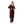 Load image into Gallery viewer, Striped Bi-Tone Full Sleeves Long Cardiagn - Red &amp; Black
