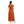 Side Slits Cap Sleeves Dress - Burnt Orange