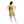 Load image into Gallery viewer, Mustard &amp; Blue Leaves Patterned Dress
