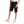 Load image into Gallery viewer, Back Pockets Plain Knee Length Shorts - Black

