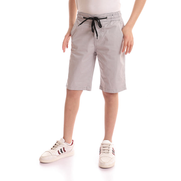 plain_grey_double_closure_gabardine_boys_shorts