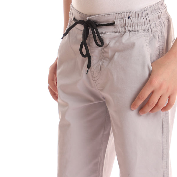 plain_grey_double_closure_gabardine_boys_shorts