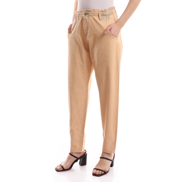 Simon Slouchy Fit Plain Gabardine Pants