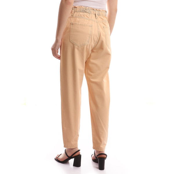 Simon Slouchy Fit Plain Gabardine Pants