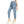 Load image into Gallery viewer, Light Blue High Waist Casual Ripped Jeans
