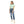 Load image into Gallery viewer, Standard Blue Front Printed Casual Mom Fit Jeans
