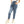 Load image into Gallery viewer, Standard Blue Front Printed Casual Mom Fit Jeans
