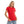 تحميل الصورة في عارض المعرض ، Printed Short Sleeved Cotton Shirt - Red &amp; Black
