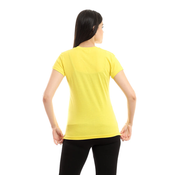Slip On Half Sleeves "Adventure" Printed Tee