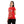 Women's T-Shirt With Printed Half Sleeves_Red