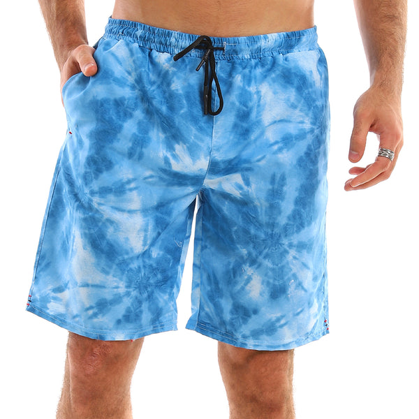 Blue Shades Tie Dye Summer Swim Short