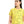 Women's T-Shirt With Printed Half Sleeves_Yellow