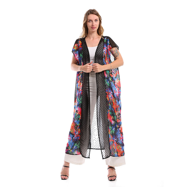 solid_chiffon_black_cardigan_with_patterned_trim