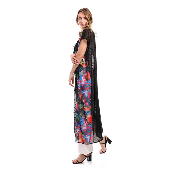 solid_chiffon_black_cardigan_with_patterned_trim