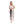 Load image into Gallery viewer, Sleeveless Chiffon Long Cardigan With Patterned Accent - Off White
