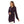 Load image into Gallery viewer, Turn Down Collar Stretchy Solid Tunic - Dark Purple
