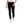 Plain Cotton Fly Zipper Regular Black Pants