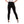 Plain Cotton Fly Zipper Regular Black Pants
