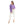 Embroidered mickey Button Down Shirt-light purple
