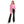 Turn Down Collar Button Down Embroidered Shirt - Pink