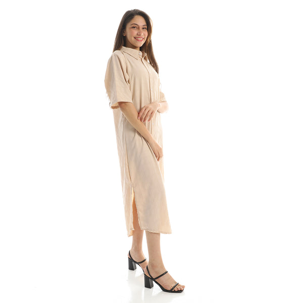 short_sleeves_long_shirt_with_front_buttons_-_beige