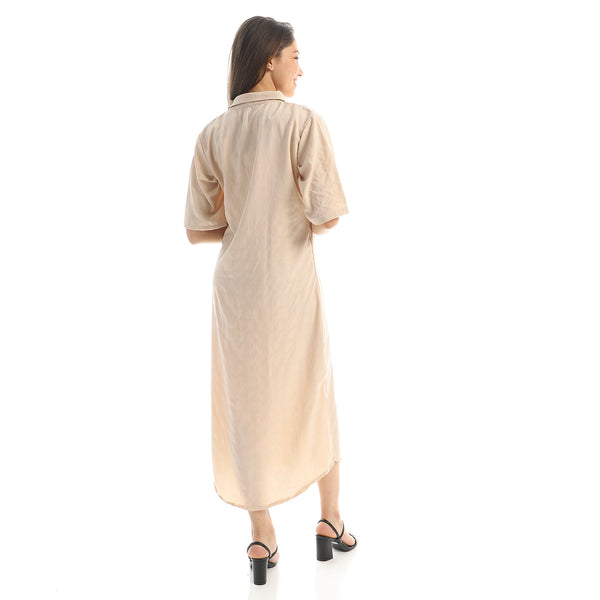 short_sleeves_long_shirt_with_front_buttons_-_beige