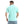 Printed Leaves Casual Aquamarine Polo Shirt