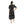 Load image into Gallery viewer, Short Sleeves Midi Dress with Floral Pattern - Black

