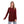 Load image into Gallery viewer, Full Buttoned Polyester Shirt With Waist Drawstring -Dark Red
