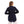 Load image into Gallery viewer, Polyester Navy Blue Waist Drawstring Shirt - Navy Blue
