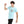 Load image into Gallery viewer, Half Sleeves Cotton Round Neck T-Shirt - Aqua
